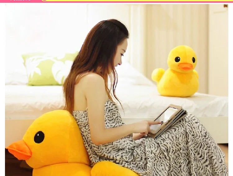 65cmKawaii Big Yellow Duck Plush Dolls Toy Cute Super Soft Cartoon Stuffed Animal Toy Birthday Gifts for Children Kids Baby girl