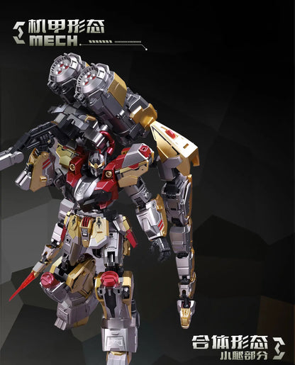 BRONTOSOLID TA-LYL004 Legendary Class Alloy Frame Metal Skeleton Action Figure Fully Poseable Mecha Warrior Assembly Model Gifts