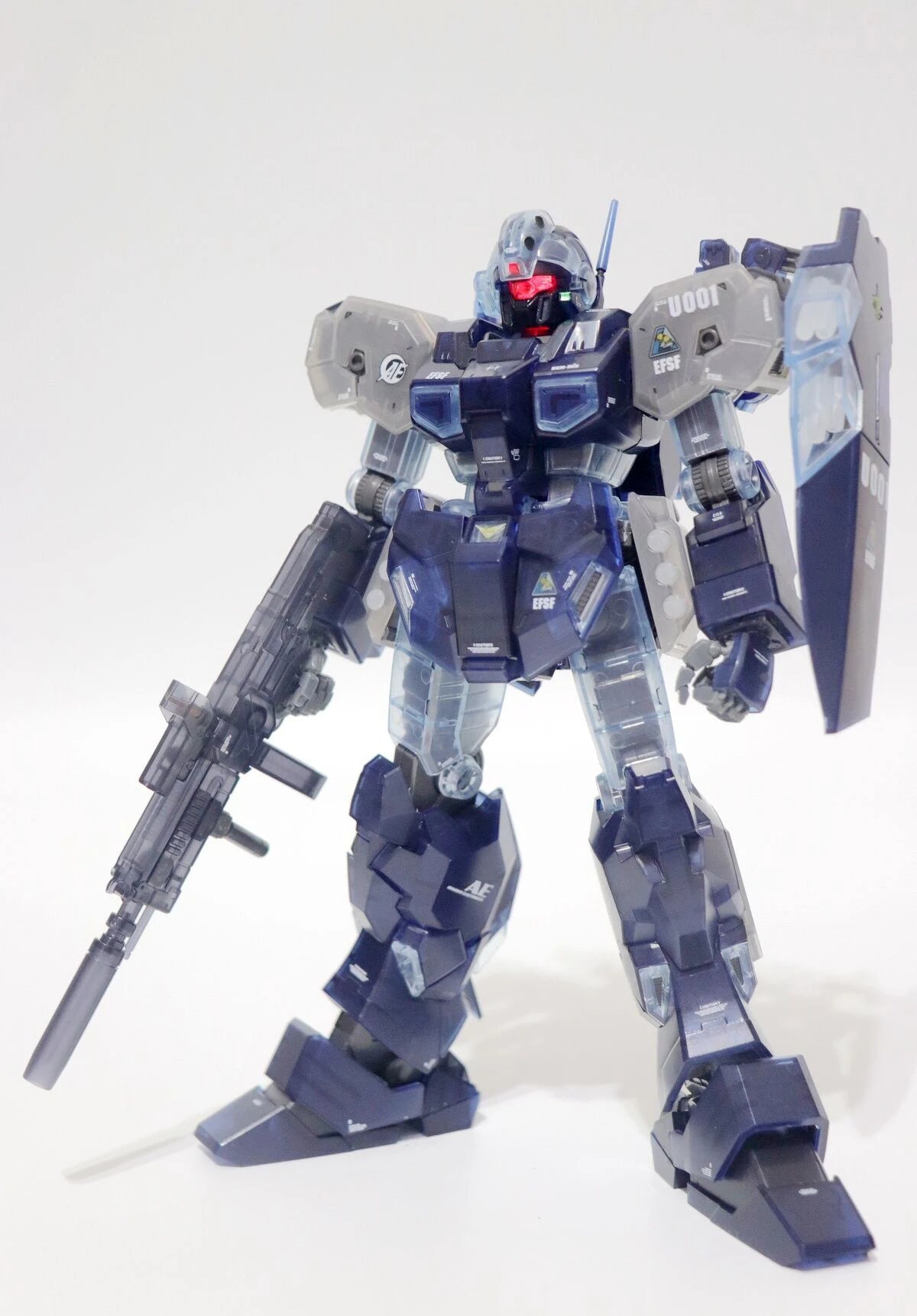 Daban 6641A MG Clear Color Transparent Armor Model Kit 1/100 ABS