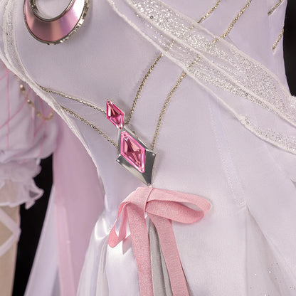 Genshin Impact Columbina Cosplay Costume Wig Dress FES 2026 Skin The Damselette Eleven Fatui Harbingers Halloween for Women Girl