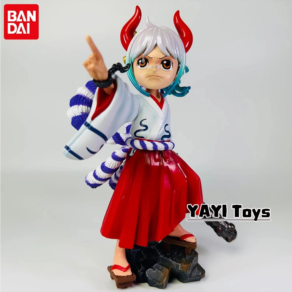 New 17cm One Piece Wano Yamato Anime Figure Childhood Yamato Figurine Action Model GK Statue PVC Collection Toys Gifts