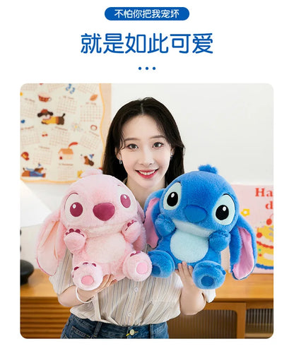 30/40/60cm Big Size Stitch Disney Anime Plush Stuffed Doll Kawaii Room Decoration Plushies Pillow Ornaments Holiday Gifts