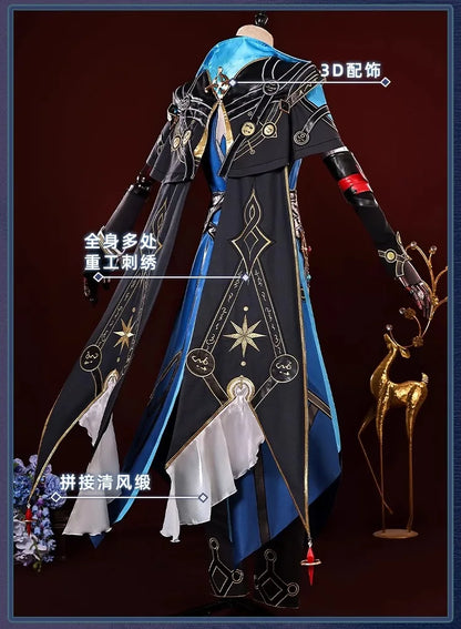 Honkai Star Rail Anaxa Cosplay Costume Wig Uniform Outfit Anaxagoras Grove of Epiphany Amphoreus Carnival Halloween Women Men
