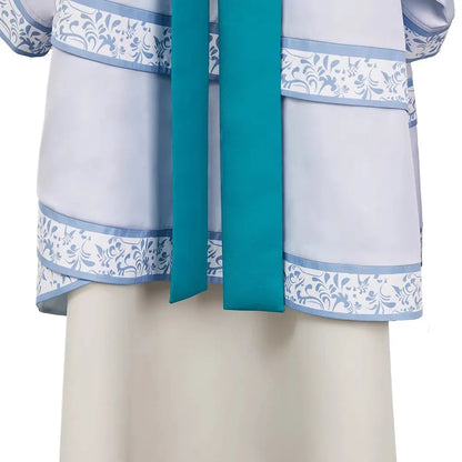 Anime The Apothecary Diaries Jinshi Cosplay Costume White Dress Headwear Earrings Kusuriya No Hitorigoto Maomao Halloween Women