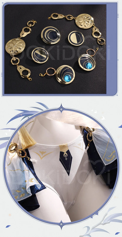 Iuno Cosplay Costume Game Wuthering Waves DokiDoki-SR Women Sexy Dress Costume Iuno Halloween Cosplay Metal Accessories