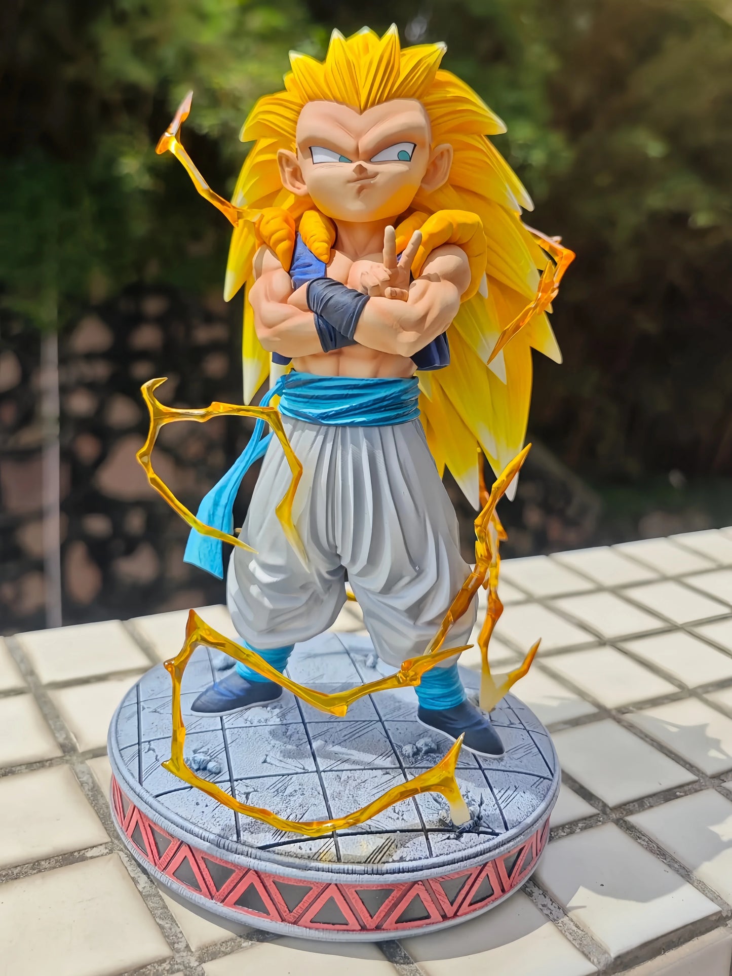 Dragon Ball Anime Figure Cs Gotenks Figurine Super Saiyan Model Pvc Statue Collectible Toys Desk Decoration Doll Birthday Gifts
