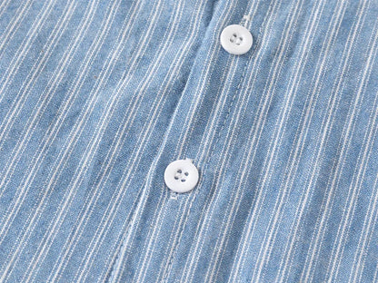 Soft Boys Shirts Summer Cotton Shirt 2 to 3 4 5 6 7 Years Kids Shirts Basic White Shirt Blue Casual Shirts Children's Clothing