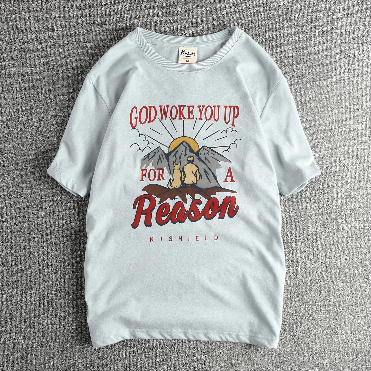 Summer New American Retro Short-sleeved O-neck Letter Printed T-shirt Men's Fashion Simple 100% Cotton Washed Casual Sport Tops