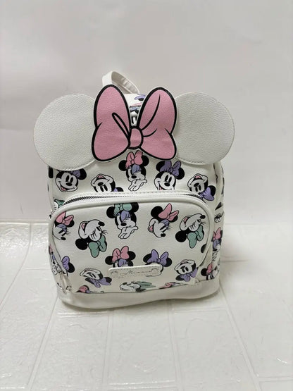 New Disney Bag Cute Cartoon Disneyland Minnie Backpack Girl Mini Cartoon Casual Backpack Christmas Gift
