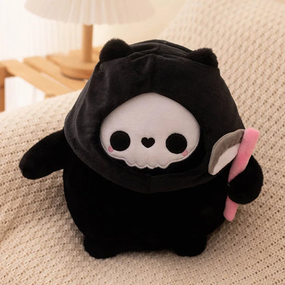 30cm Hallowmas Gift Dark Power Plush Cat Soft Toys Cool Pirate Death Cat Plushies Stuffed Doll Boy Gift