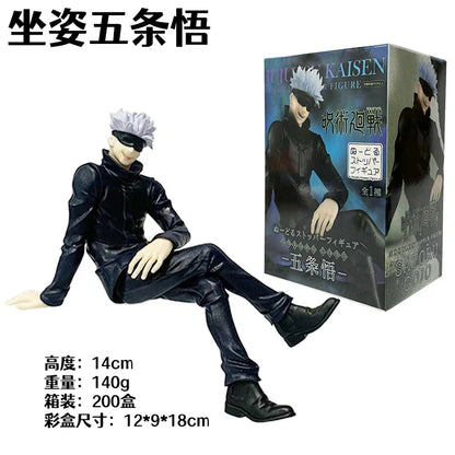 11cm New Gojo Satoru Anime Jujutsu Kaisen Action Figure Itadori Yuji Seated Noodle Stopper Model Toys Japanese Dolls Hobbies 