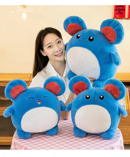 35/55/75cm Azumarill Pokemon Large Plush Toy Anime Doll Cute Giant Pokémon Cute Cartoon Stuffed Plushie Pillow Gift for Children