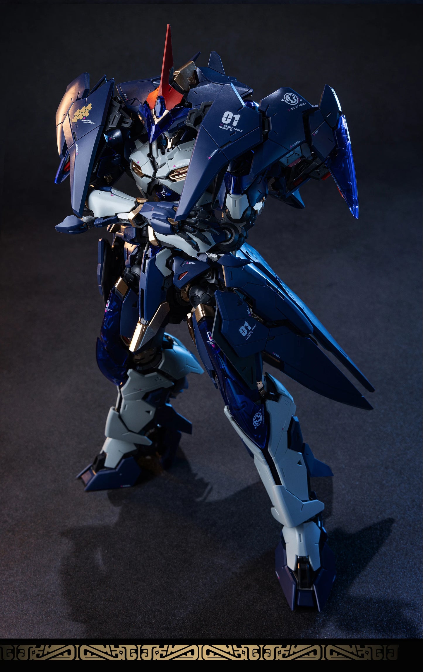 【New product】XIAOT BURNING STEEL HEAVY INDUSTRY DP ESCORT AGENCY PROJECT 01 LING YAO MG 1/100 anime doll Assembly Mecha Model