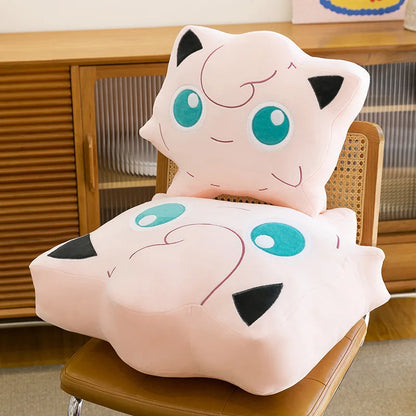40/75cm Jigglypuff Pillow Pokemon Plush Toys Anime Doll Cartoon Cushion Large Pokémon Plushie Kawaii Stuffed Gift for Kids Xmas