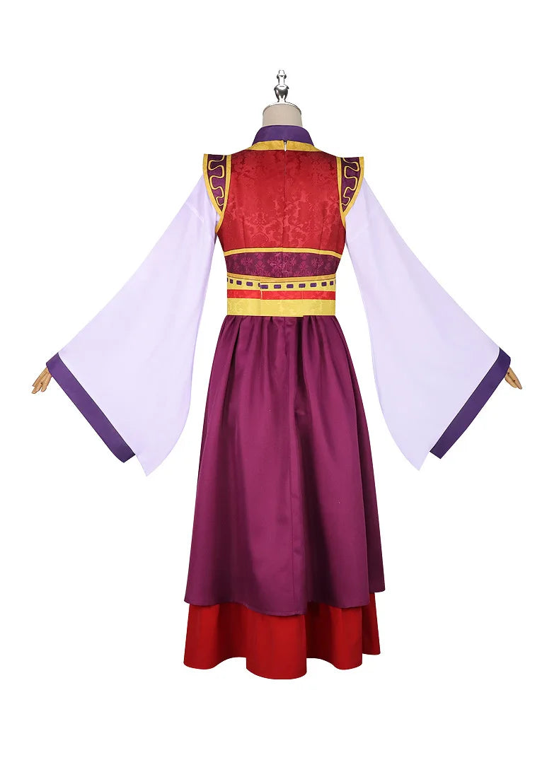 Anime The Apothecary Diaries Shisui Loulan Cosplay Costume Wig Dress Hanfu Earrings Headwear Halloween Party for Women Girls Cos