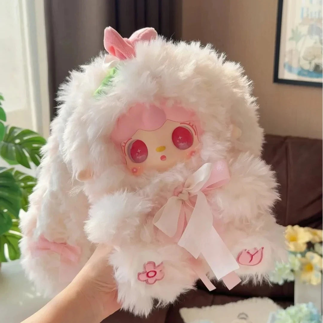 Yooki 400% Bunny'S Florall Fragments Series Vinyl Blind Box Doll Accompany Soft Plush Doll Mystery Box Desktop Ornament Toy Gift