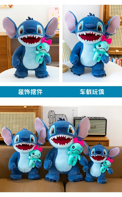 35/50/65cm Big Size Disney Stitch Plush Toy Doll Anime Lilo & Stitch Cartoon Stuffed Doll Children's Comforting Pillow Kids Gift