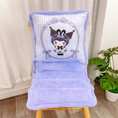 Sanrio Lovely One-piece Seat Cushion Kuromi My Melody Kawaii Japanese Style Sitting Cushion Chair Comfortable Home Decor Girl