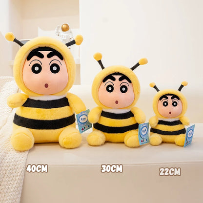 Cartoon Crayon Shin Chan Cosplay Bee Lobster Deer Plush Toy Kawaii Stuffed Figure Plushies Soft Pillow Sofa Bed Home Decor Girl