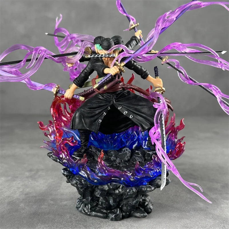 24cm One Piece Anime Onigashima Asura Ninjiru Sauron Action Figure Model Toys Pvc Statue Doll Collection Decoration Toys Gift
