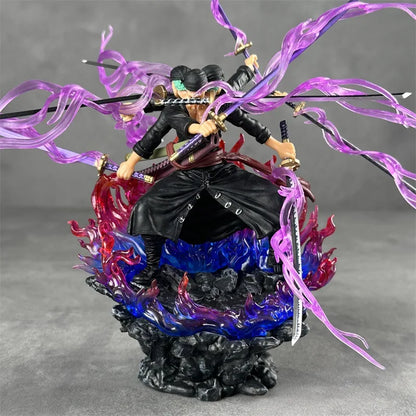 24cm One Piece Anime Onigashima Asura Ninjiru Sauron Action Figure Model Toys Pvc Statue Doll Collection Decoration Toys Gift