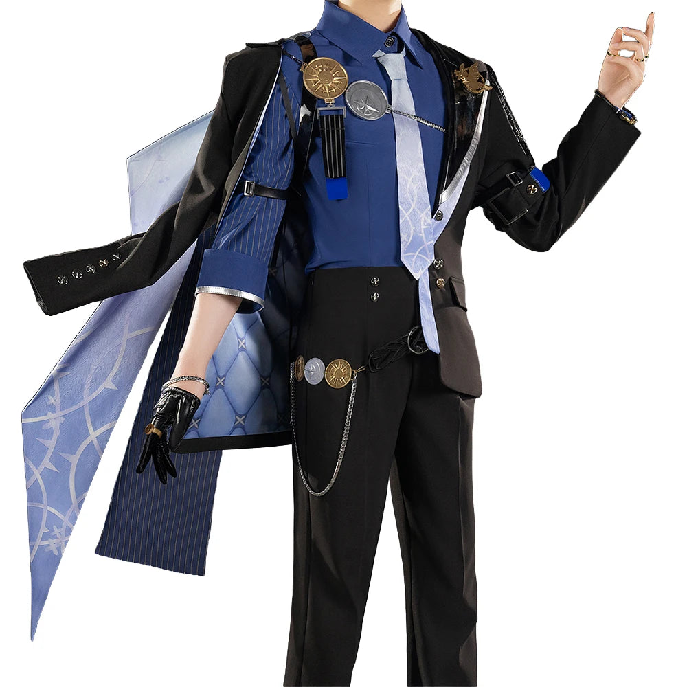 IN STOCK Hugo Cosplay Costume Game Zenless Zone Zero DokiDoki-R ZZZ Men Hugo Vlad Ravenlock Cosplay Hat Halloween