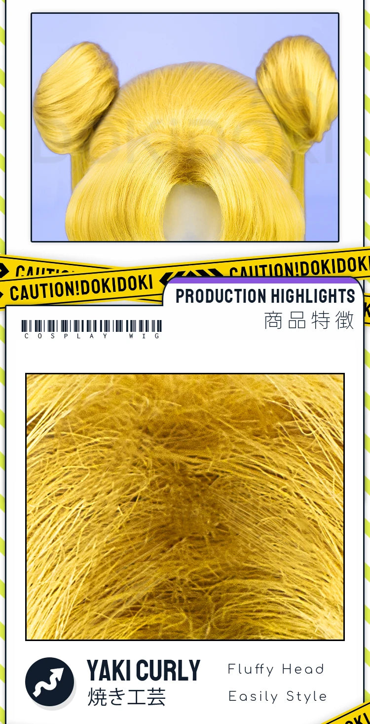 IN STOCK Chibii Usaa Tsukinoo Usagii Kinoo Makotoo Kaiouu Michiruu Wig Anime DokiDoki Cute Ponytail Hair Free Cap