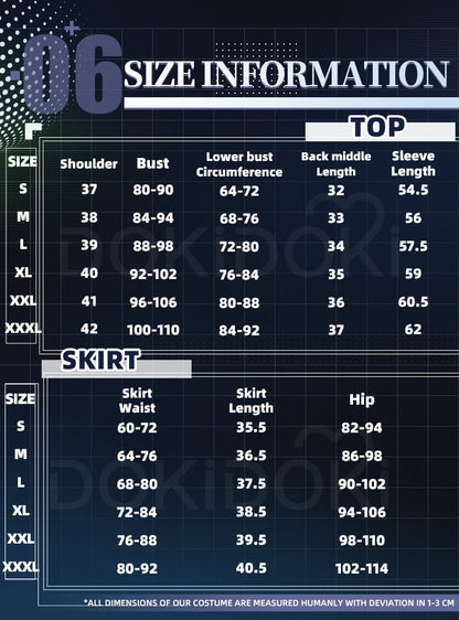 【Last Batch】IN STOCK Rumii Miraa Zoeyy Cosplay Costume【S-3XL】DokiDoki-SR Women Golden Costume Rumii Cosplay Suit Plus Size