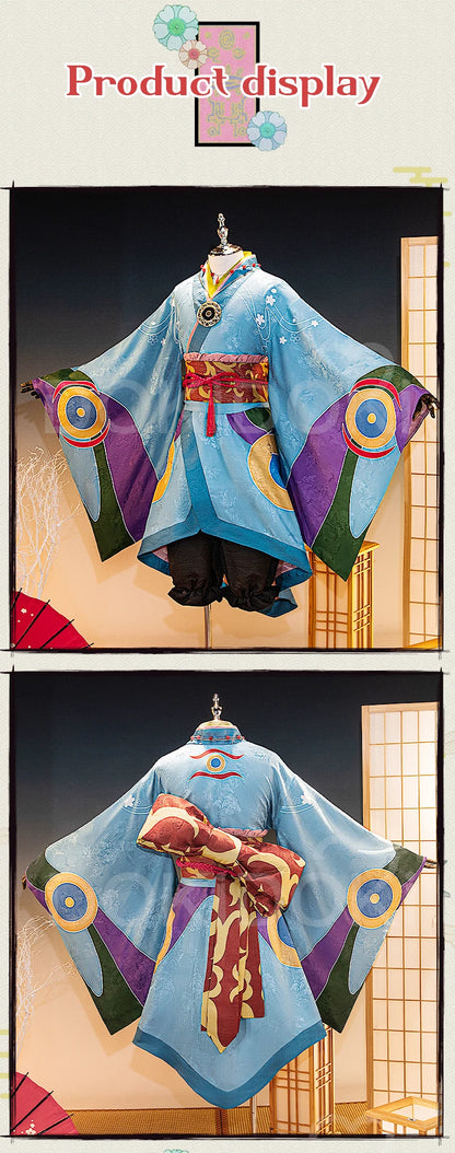 IN STOCK Kusuriuri Cosplay Costume Anime Mononoke【S-3XL】DokiDoki-R Men Kimono Costume Kusuriuri Cosplay Halloween