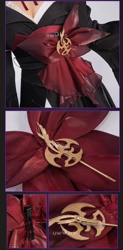 PRE SALE UWOWO Game Genshin Impact Baal Raiden Shogun Detective Fanart Casual Cosplay Costume S-3XL Halloween Costume