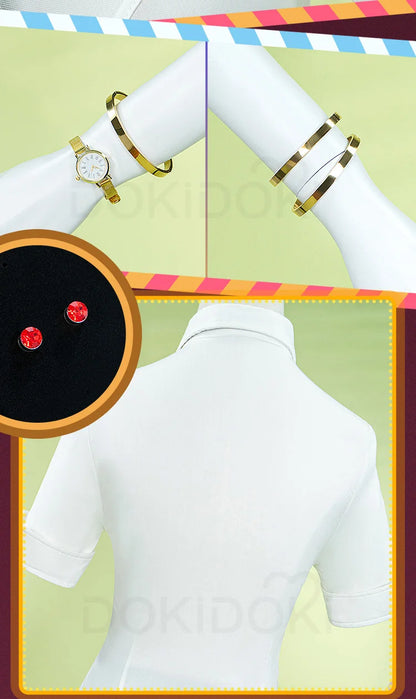 Stocking/Panty Cosplay Costume Anime Cosplay 【S-2XL】DokiDoki-R Female Cute School Uniform Stocking Panty Cosplay Plus Size