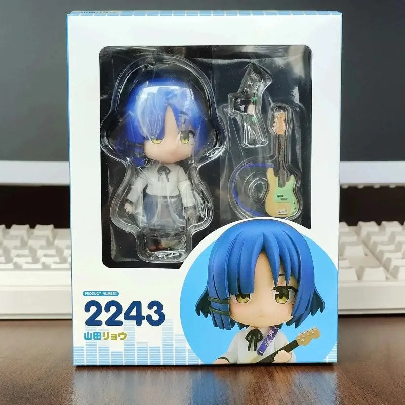 Q-Version Girl Anime Bocchi The Rock Gotoh Hitori PVC Figurine Yamada Ryo Action Figure Cute Dinosaur Model Toy Gift