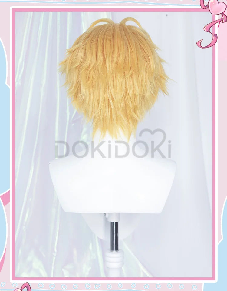 IN STOCK Powerr Hayakawaa Himenoo Makimaa Denjii Rezee Quanxii Angel Devil Yoshidaa Wig Anime DokiDoki Women Free Wig Cap