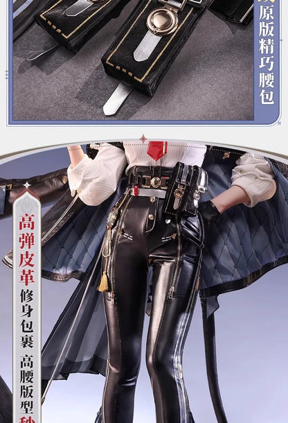 Wuthering Waves Zani Cosplay Costume Wig Uniform Metal Props Montelli Family Averardo Bank Ragunna Rinascita Halloween for Women