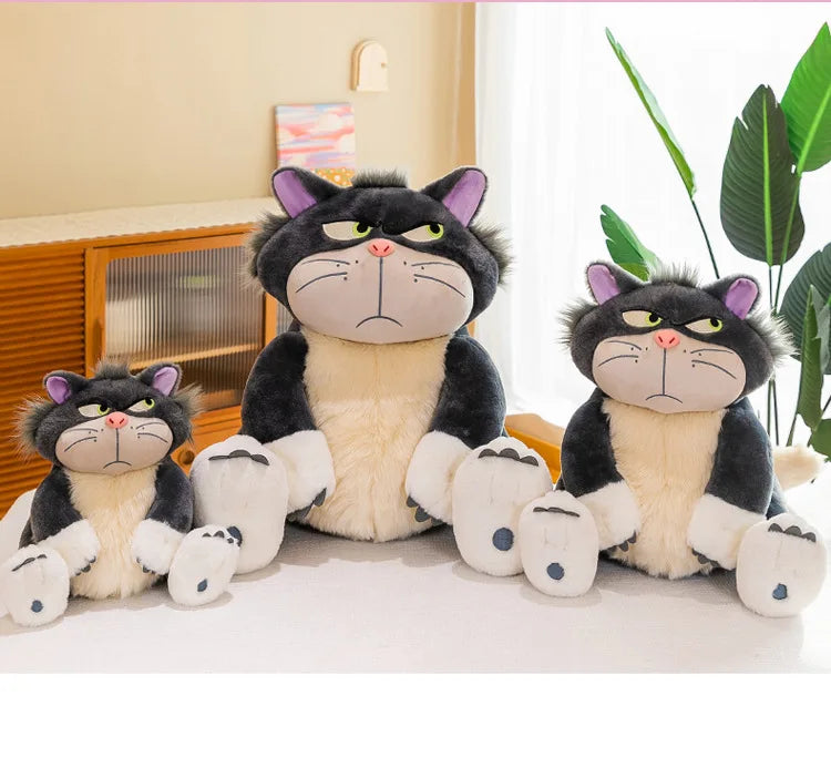 45/60/80cm Big Size Disney Lucifer Kawaii Anime Plush Stuffed Doll Room Decoration Cartoon Plushie Pillow Ornament Children Gift