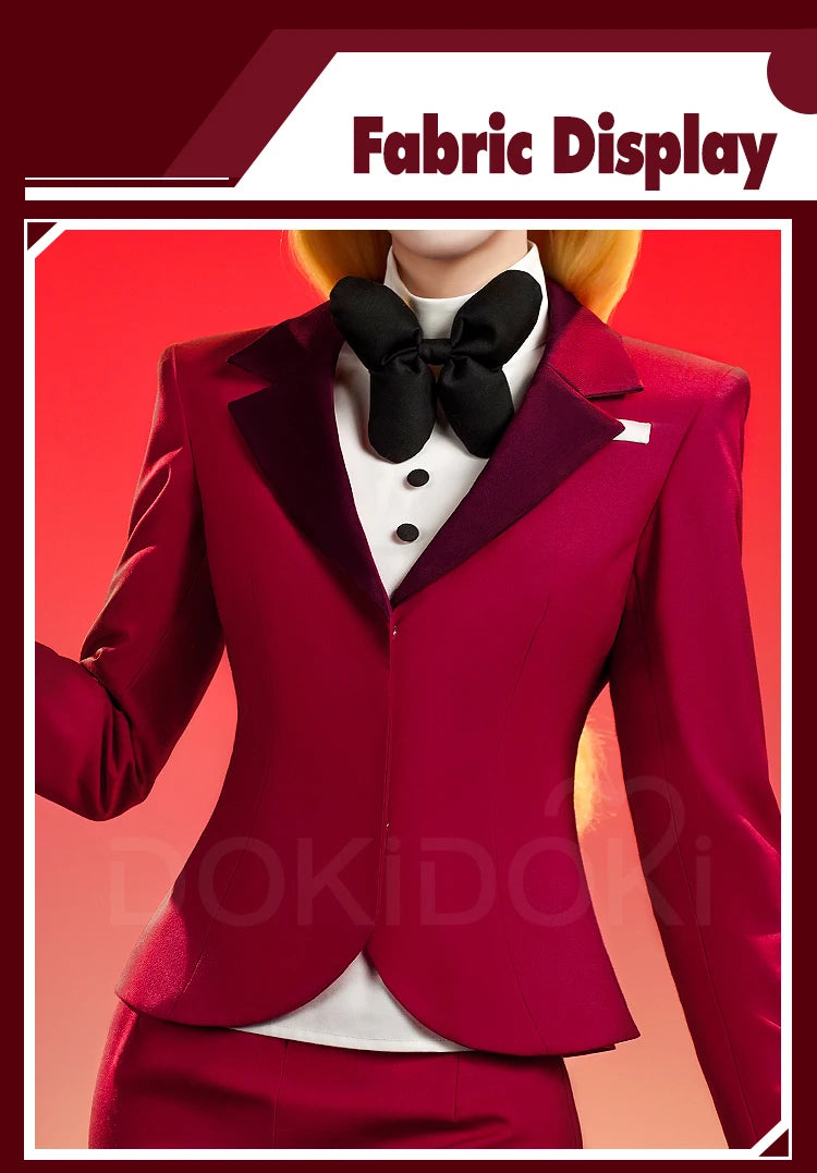 Charlie Morningstar Cosplay Costume Anime【S-3XL】DokiDoki-SR Red Uniform Charlie Morningstar Costume Plus SIze