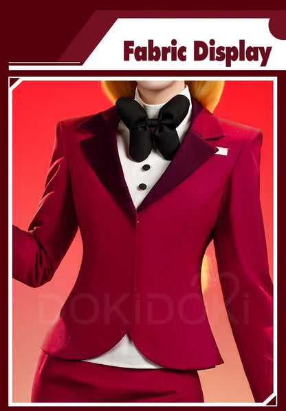 Charlie Morningstar Cosplay Costume Anime【S-3XL】DokiDoki-SR Red Uniform Charlie Morningstar Costume Plus SIze
