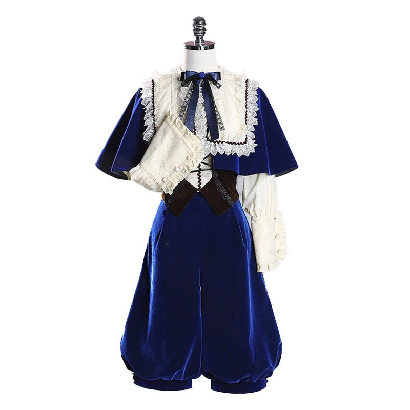 Souseiseki Cosplay Costume Anime Rozen Maiden Cosplay DokiDoki Women Cute Blue Dress Christmas Costume Souseiseki Cosplay