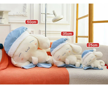 50CM Sanrio Sleeping Cartoon Anime Cinnamoroll Plushies Stuffed Animal Home Decoration Peluche Sleeping Pillow Holiday Gifts