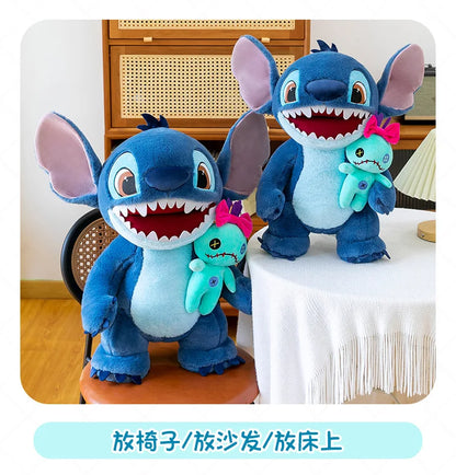 35/50/65cm Big Size Disney Stitch Plush Toy Doll Anime Lilo & Stitch Cartoon Stuffed Doll Children's Comforting Pillow Kids Gift