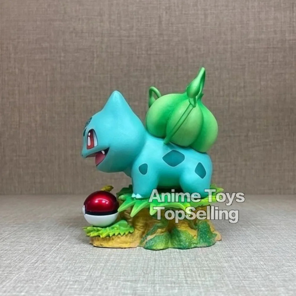 10cm/3.94in Anime Pokemon Figure Bulbasaur Action Figures Pvc Collection Model Toys for Children Gifts
