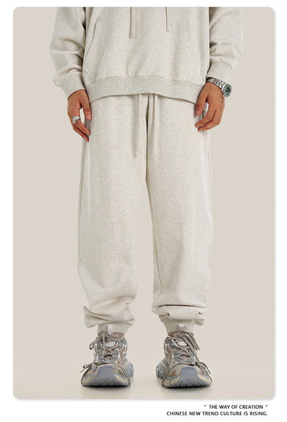 ZODF 2024 Autumn Winter Unisex Solid Sweatpants Heavyweight 440gsm Casual Loose Fit Sport Joggers HY0890