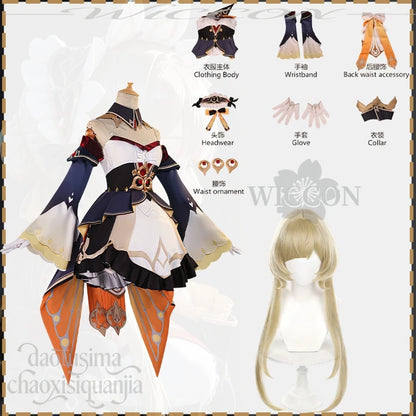 Genshin Impact Marionette Sandrone Cosplay Costume Polyester Set - suitwig / XL