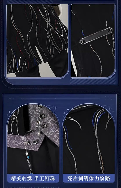 Love and Deepspace Rafayel Wedding Cosplay Costume Wig Suit Uniform Halloween Party for Women Men Carnival Game Outfit iCoser