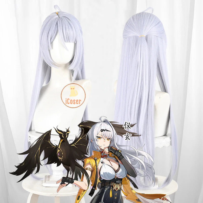 iCoser Zenless Zone Zero Yixuan Cosplay Costume Wig Uniform Headwear Bird Props Yunkui Summit Carnival Halloween Party for Women