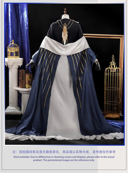 Arknights Aefanyl Logos Cosplay Costume Wig Uniform Earrings Radiant Serenity Ambience Synesthesia Halloween Women Men Carnival