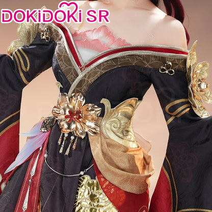 IN STOCK Fugue Cosplay Costume Game Honkai:Star Rail DokiDoki-SR Honkai Women Costume Tingyun Fugue Cosplay Ears Tail Christmas