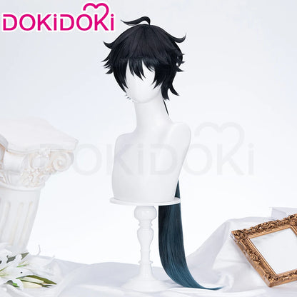 IN STOCK Evernight Cyrene Dan Heng Wig Game Honkai: Star Rail DokiDoki Dan Heng Permansor Terrae Horns Cyrene 120cm Wig
