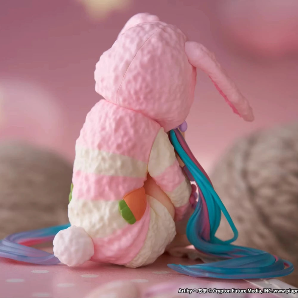 15CM Anime HATSUNE MIKU Figure Noodle Stopper Figure Rabbit Ear Pajamas Model Toy Japanese Dolls Aciton Figure Collection Gift