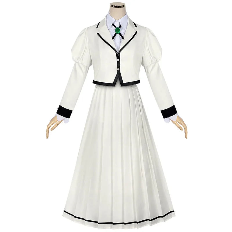 Anime Rock Is A Lady's Modesty Otoha Kurogane Cosplay Costume Wig JK Skirt Lilisa Suzunomiya Halloween for Women Carnival iCoser